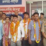 उमरी बेगमगंज थाने में विदाई समारोह, स्थानांतरित पुलिसकर्मियों को भावभीनी विदाई